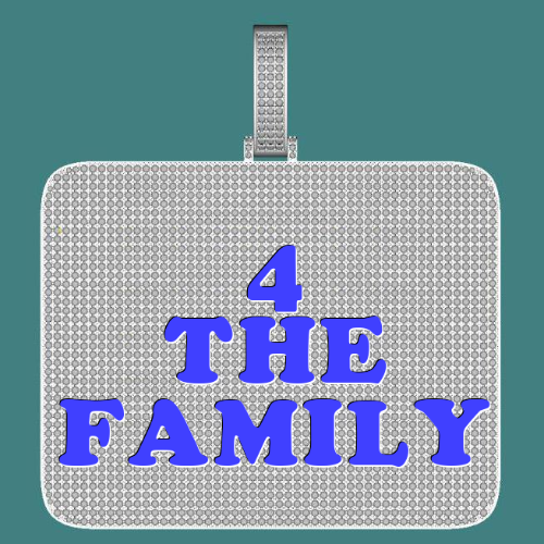CUSTOM LETTER NECKLACE 3D BIG SQUARE