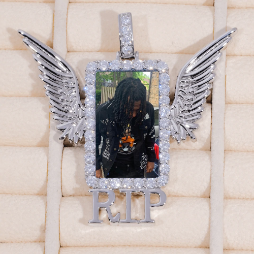 RIP WING 3D CUSTOM PICTURE PENDANT
