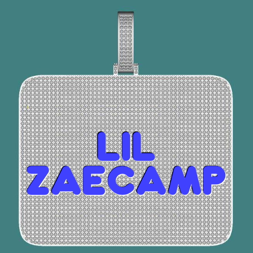 CUSTOM LETTER NECKLACE 3D BIG SQUARE