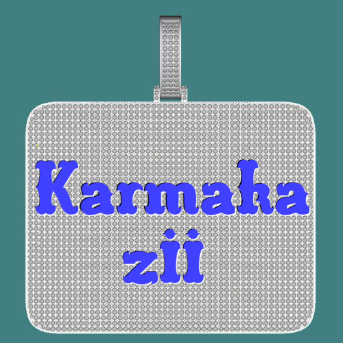 CUSTOM LETTER NECKLACE 3D BIG SQUARE