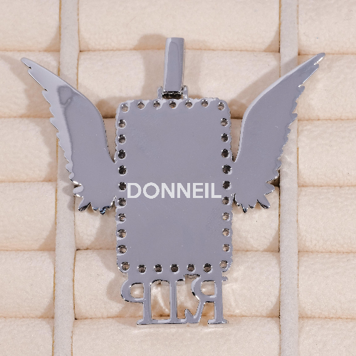 RIP WING 3D CUSTOM PICTURE PENDANT