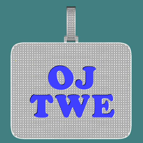 CUSTOM LETTER NECKLACE 3D BIG SQUARE