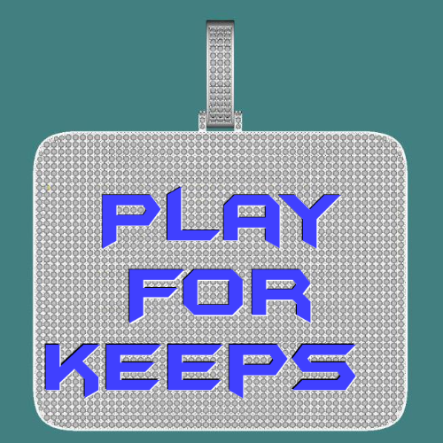CUSTOM LETTER NECKLACE 3D BIG SQUARE