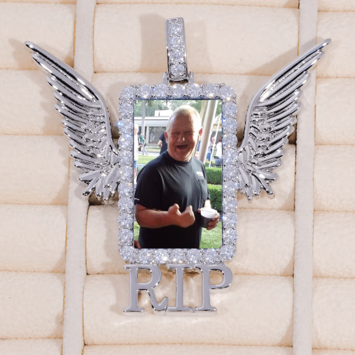 RIP WING 3D CUSTOM PICTURE PENDANT