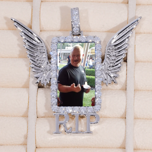RIP WING 3D CUSTOM PICTURE PENDANT