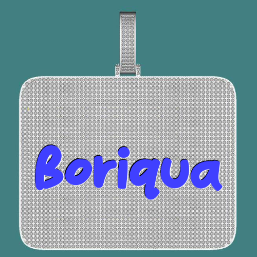 CUSTOM LETTER NECKLACE 3D BIG SQUARE