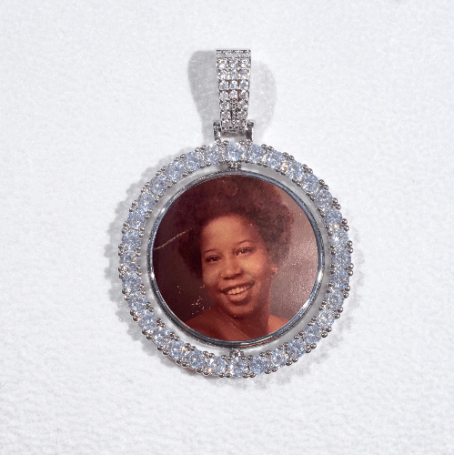 3D Spinning 2-Faced Custom Picture Pendant