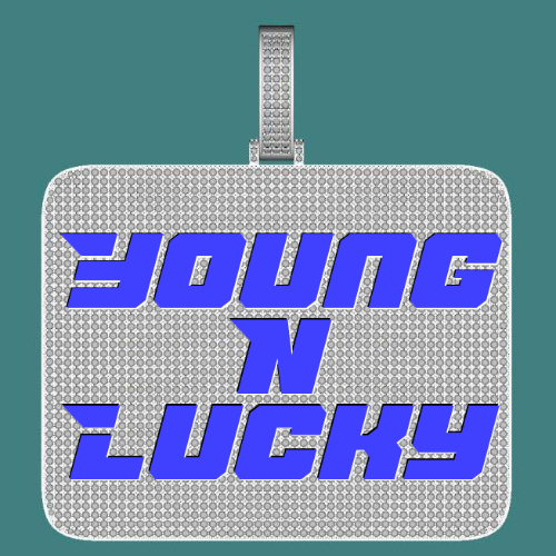 CUSTOM LETTER NECKLACE 3D BIG SQUARE