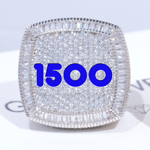 CUSTOM LETTER 3D ICED RING