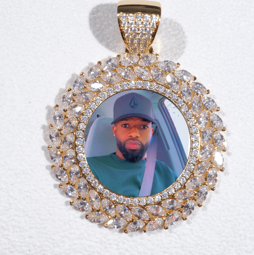 Large 3D Wheat Ear Custom Picture Pendant