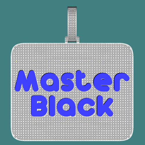 CUSTOM LETTER NECKLACE 3D BIG SQUARE