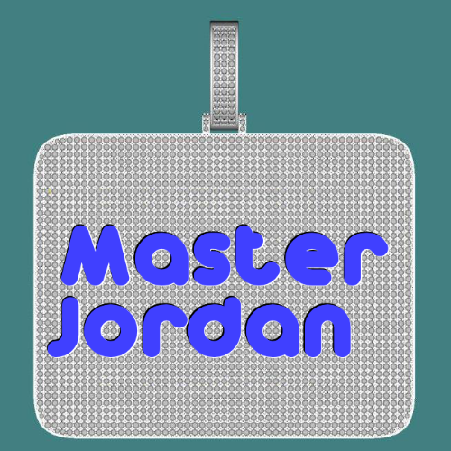 CUSTOM LETTER NECKLACE 3D BIG SQUARE