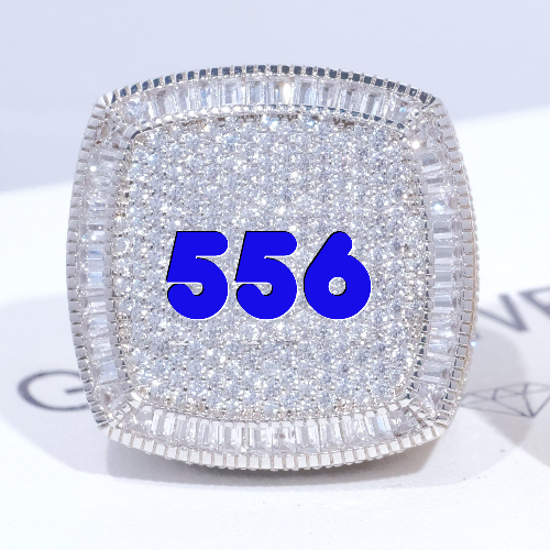 CUSTOM LETTER 3D ICED RING