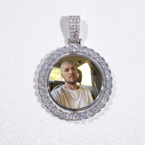 3D Spinning 2-Faced Custom Picture Pendant