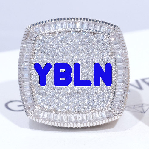 CUSTOM LETTER 3D ICED RING