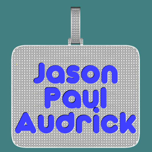 CUSTOM LETTER NECKLACE 3D BIG SQUARE