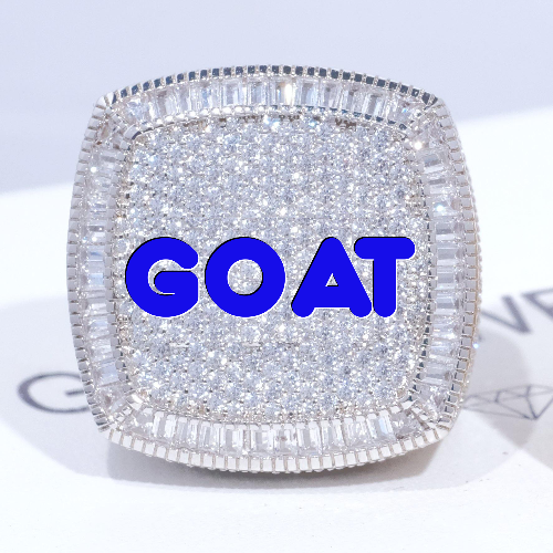 CUSTOM LETTER 3D ICED RING