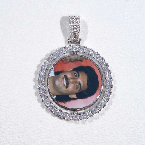3D Spinning 2-Faced Custom Picture Pendant