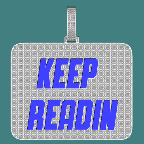 CUSTOM LETTER NECKLACE 3D BIG SQUARE