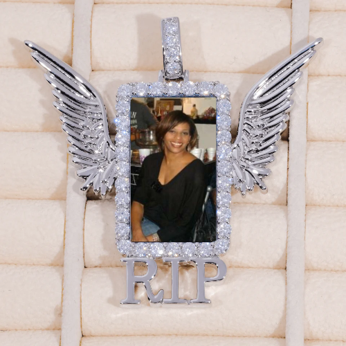 RIP WING 3D CUSTOM PICTURE PENDANT