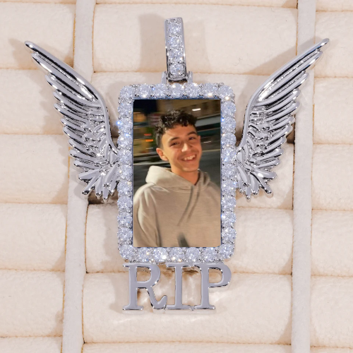 RIP WING 3D CUSTOM PICTURE PENDANT