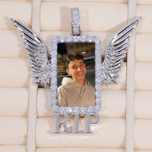 RIP WING 3D CUSTOM PICTURE PENDANT