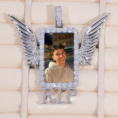 RIP WING 3D CUSTOM PICTURE PENDANT