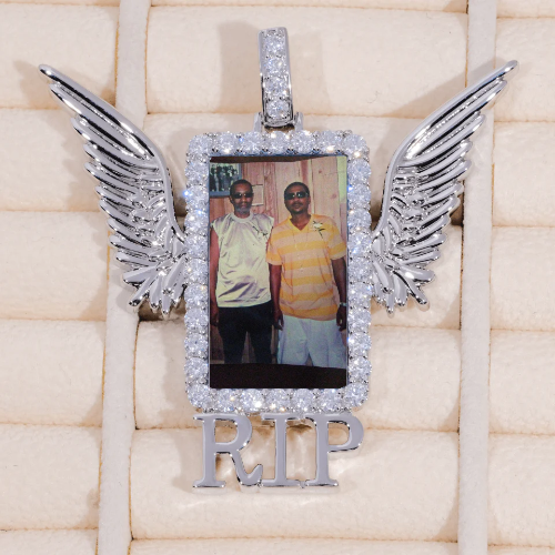 RIP WING 3D CUSTOM PICTURE PENDANT