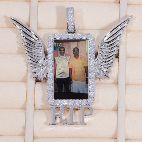 RIP WING 3D CUSTOM PICTURE PENDANT