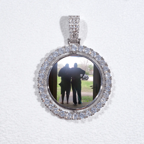 3D Spinning 2-Faced Custom Picture Pendant