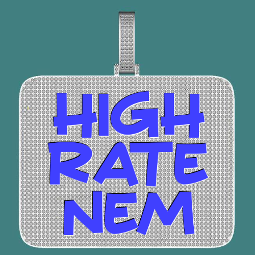 CUSTOM LETTER NECKLACE 3D BIG SQUARE