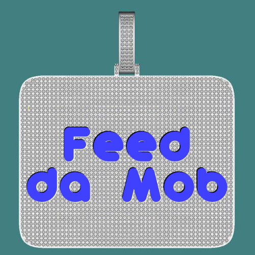 CUSTOM LETTER NECKLACE 3D BIG SQUARE