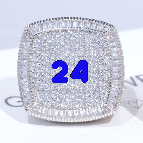 CUSTOM LETTER 3D ICED RING