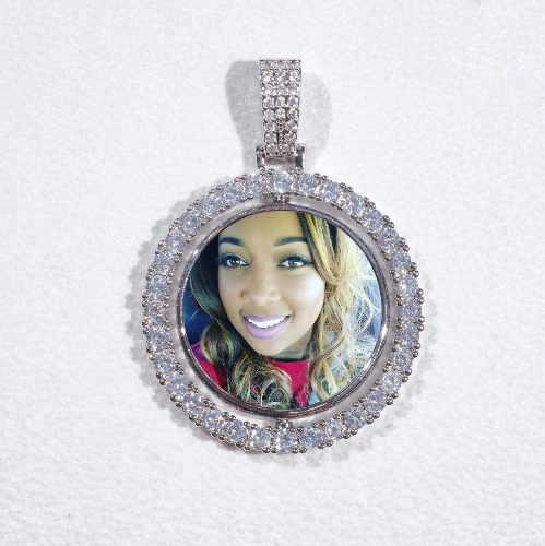 3D Spinning 2-Faced Custom Picture Pendant