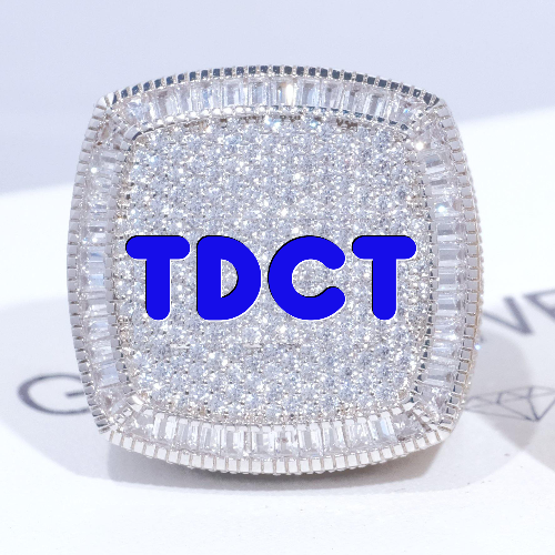 CUSTOM LETTER 3D ICED RING