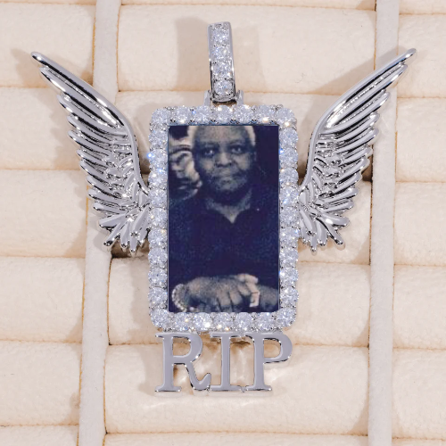 RIP WING 3D CUSTOM PICTURE PENDANT