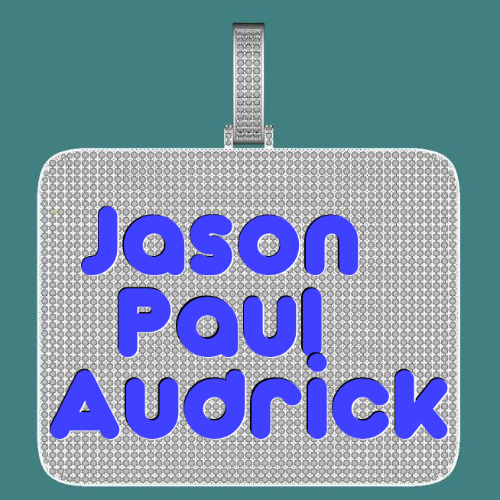 CUSTOM LETTER NECKLACE 3D BIG SQUARE