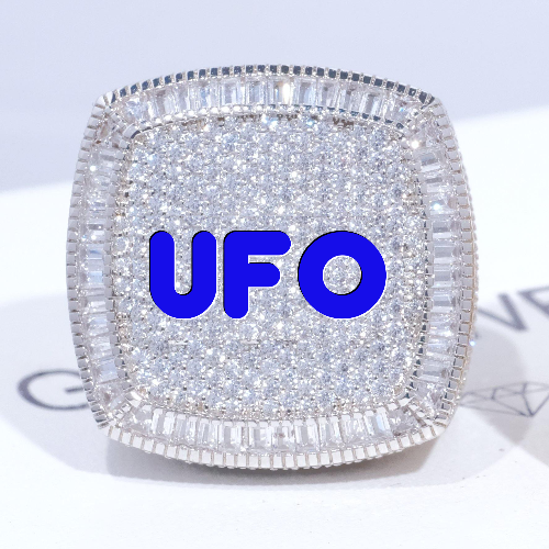 CUSTOM LETTER 3D ICED RING