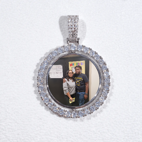 3D Spinning 2-Faced Custom Picture Pendant