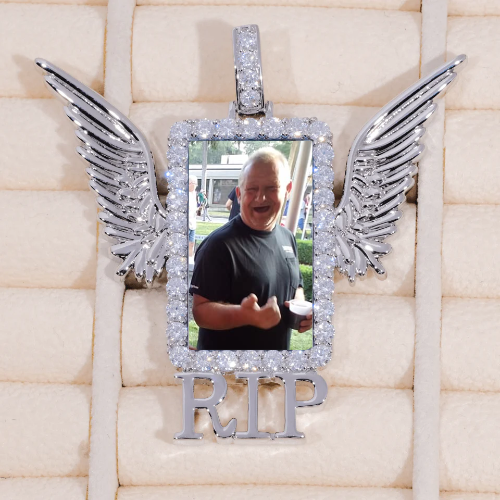 RIP WING 3D CUSTOM PICTURE PENDANT