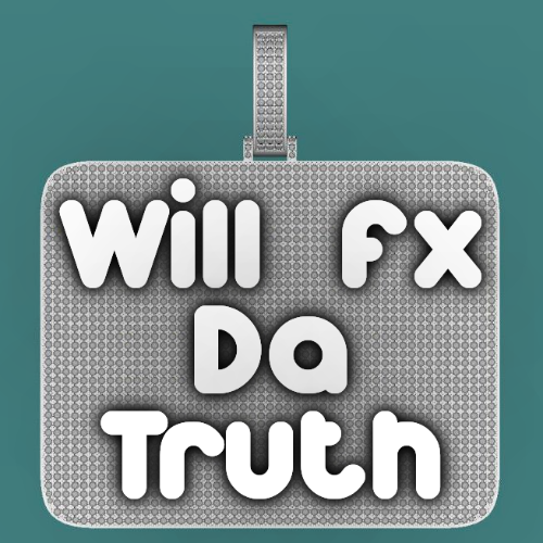 CUSTOM LETTER NECKLACE 3D BIG SQUARE