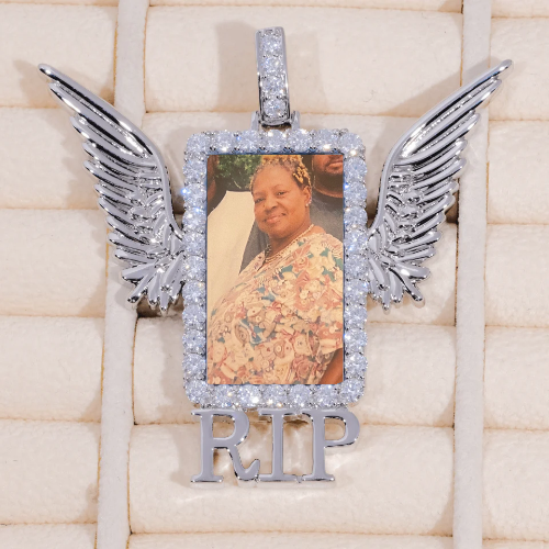 RIP WING 3D CUSTOM PICTURE PENDANT