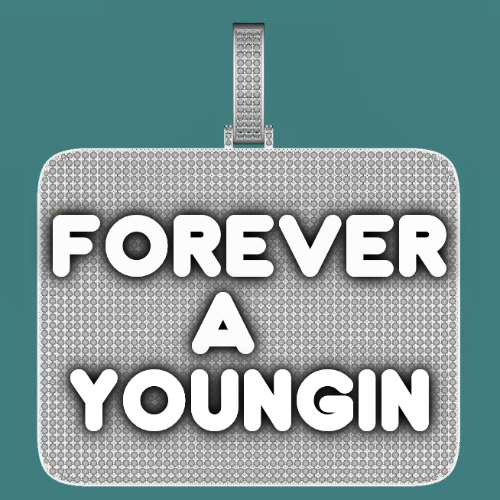 CUSTOM LETTER NECKLACE 3D BIG SQUARE