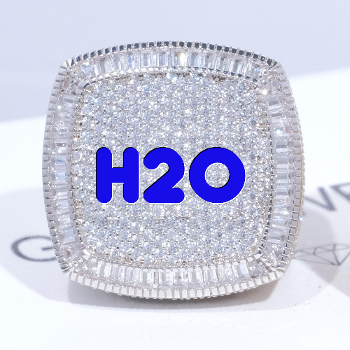 CUSTOM LETTER 3D ICED RING