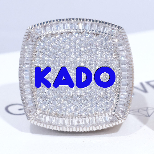 CUSTOM LETTER 3D ICED RING
