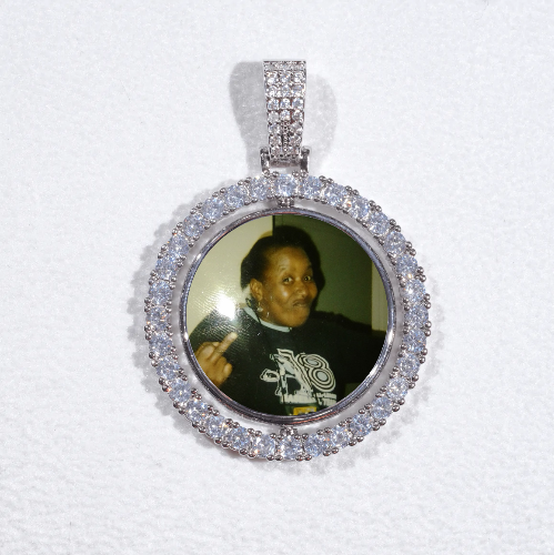3D Spinning 2-Faced Custom Picture Pendant