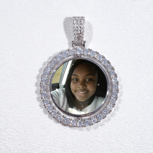 3D Spinning 2-Faced Custom Picture Pendant