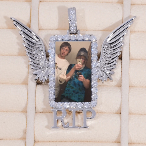 RIP WING 3D CUSTOM PICTURE PENDANT