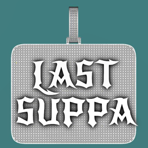 CUSTOM LETTER NECKLACE 3D BIG SQUARE