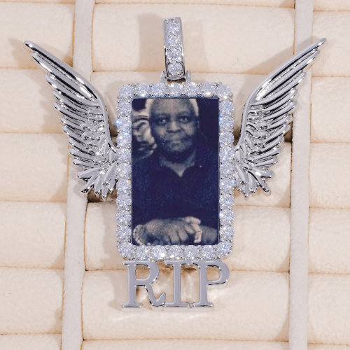 RIP WING 3D CUSTOM PICTURE PENDANT